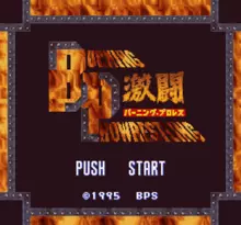 Image n° 1 - screenshots  : Gekitou Burning Pro Wrestling